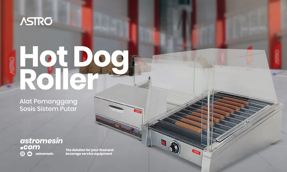 Hot Dog Roller Banner