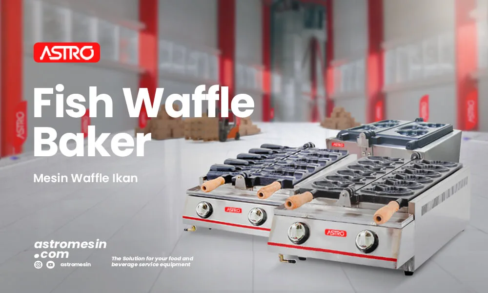 Mesin Waffle Ikan Banner