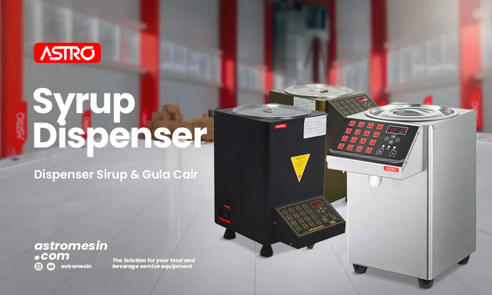 Syrup Dispenser Banner