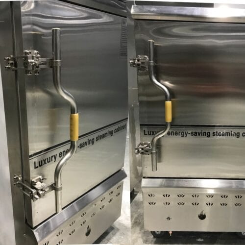 FOMAC Gas Rice Steaming Cart 08 Tray RSC-GYR8 - Image 2