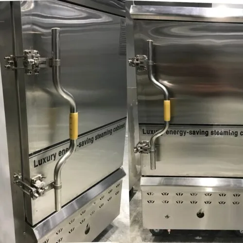 FOMAC Gas Rice Steaming Cart 12 Tray RSC-GYR12 - Image 2